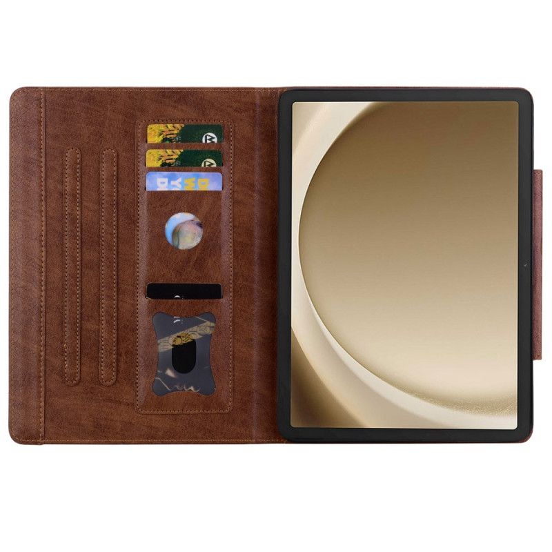 Læder Cover Samsung Galaxy Tab S10 Fe Plus Kattelås