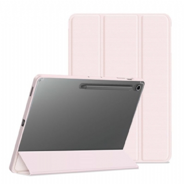 Samsung Galaxy Tab S10 Fe Plus Transparent Bagside Med Tre Paneler