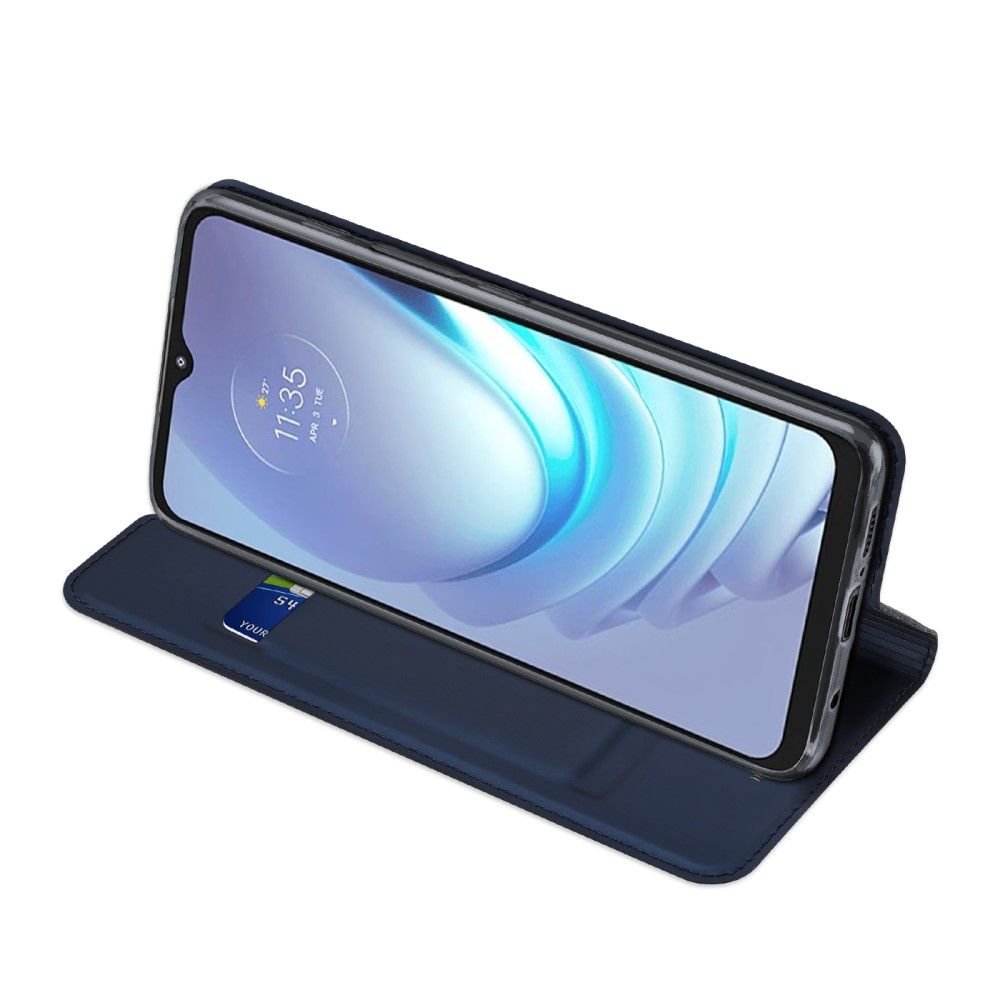 Etui Motorola Moto G50 Hemming Business Satin Effekt