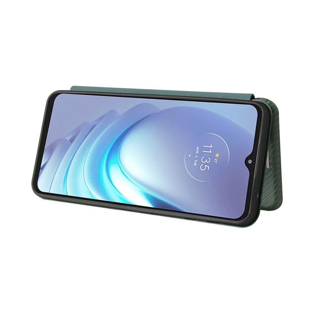 Flip Cover Motorola Moto G50 Carbon Fiber Style Kunstlæder