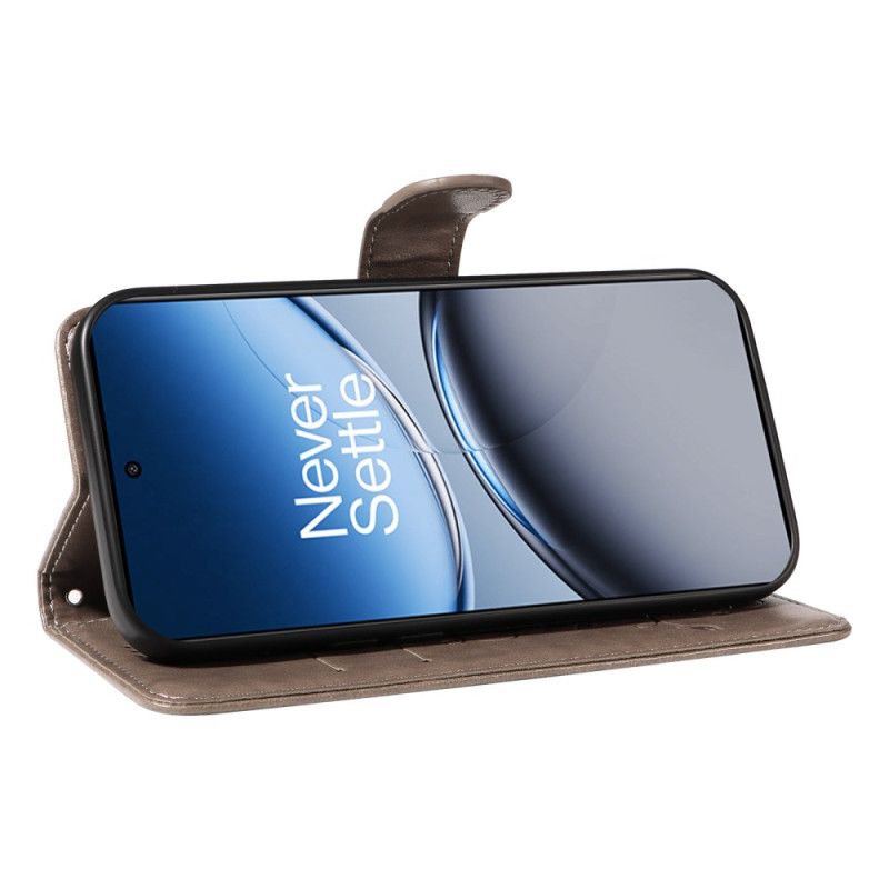 Flip Cover Oneplus Nord 4 Blomstermønster