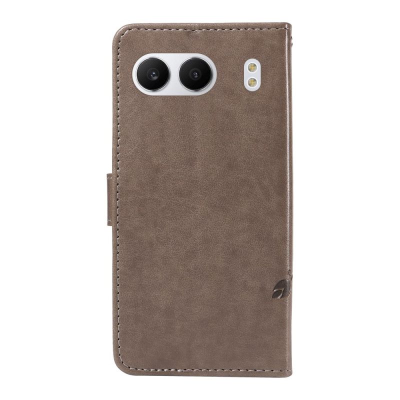 Flip Cover Oneplus Nord 4 Blomstermønster