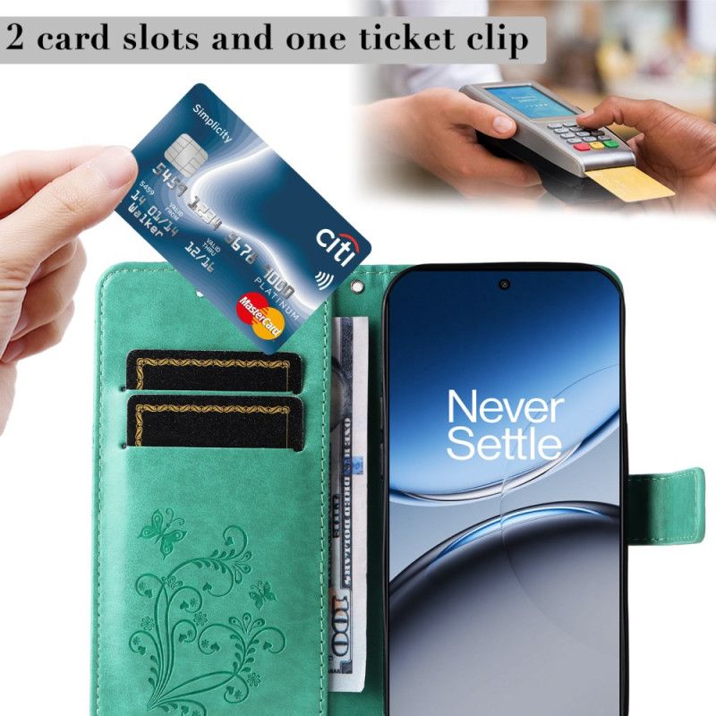 Flip Cover Oneplus Nord 4 Kæmpe Sommerfuglerem