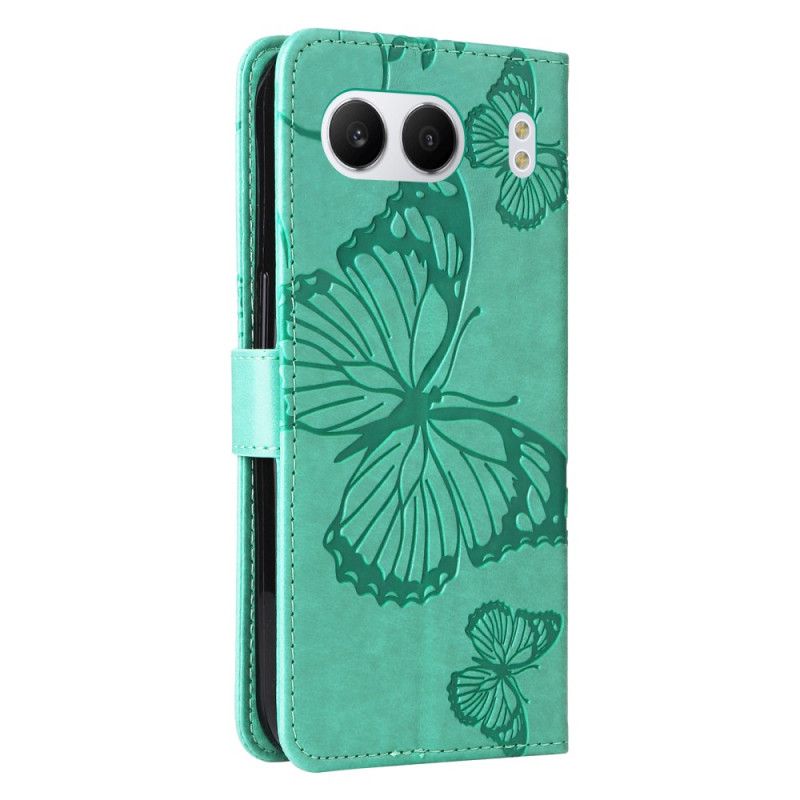 Flip Cover Oneplus Nord 4 Kæmpe Sommerfuglerem