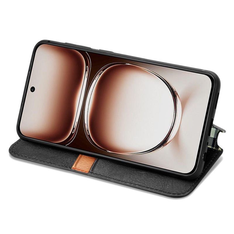 Flip Cover Oneplus Nord 4 Kant Med Ruskindseffekt