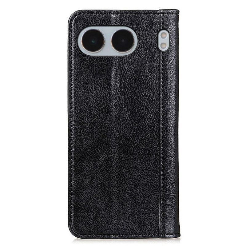 Flip Cover Oneplus Nord 4 Litchi-tekstur