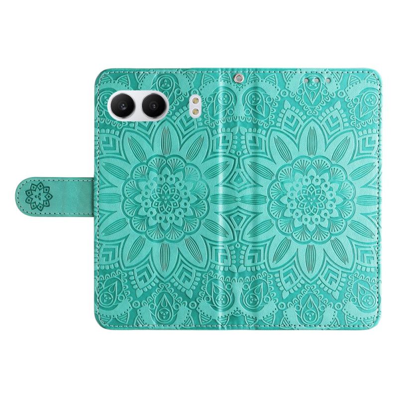 Flip Cover Oneplus Nord 4 Solsikkemønsterrem