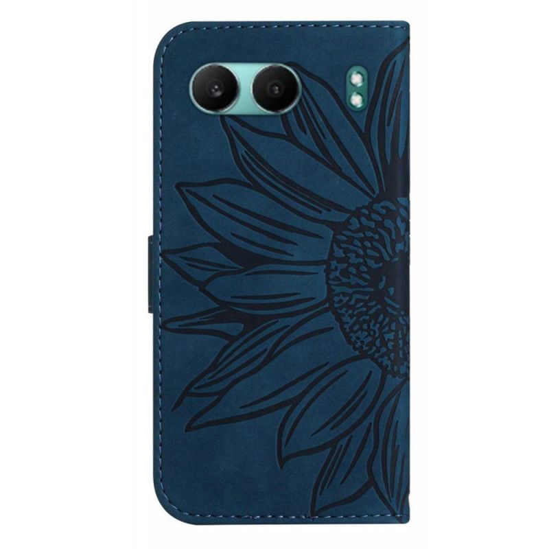 Flip Cover Oneplus Nord 4 Solsikkeprint Og Rem