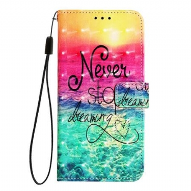 Flip Cover Oneplus Nord 4 Stop Aldrig Drømmer