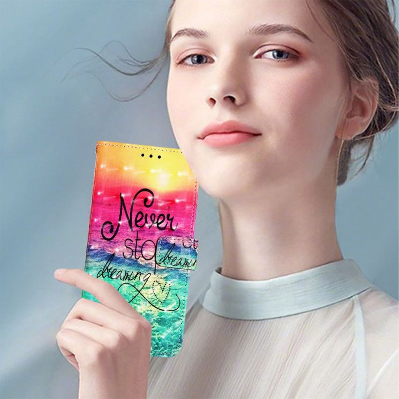 Flip Cover Oneplus Nord 4 Stop Aldrig Drømmer