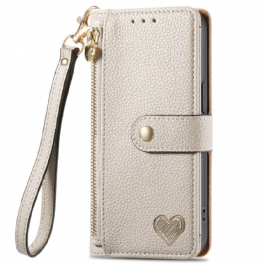 Flip Cover Til Oneplus Nord 4 Hjerte Rfid-blokerende Pung