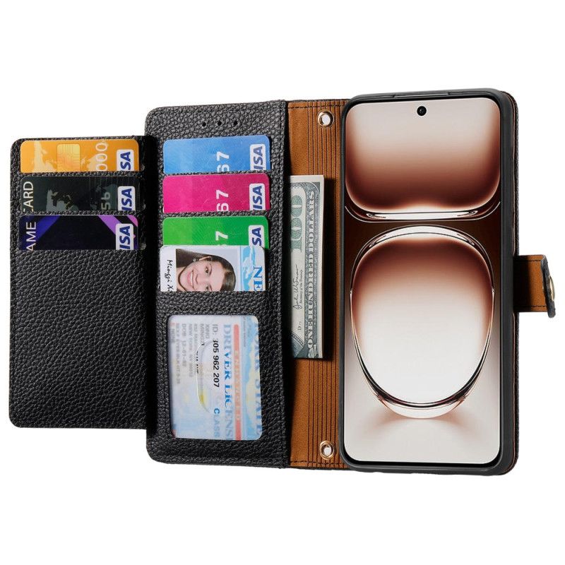 Flip Cover Til Oneplus Nord 4 Hjerte Rfid-blokerende Pung