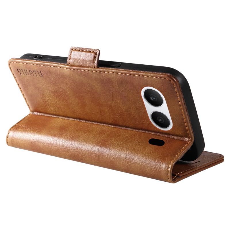 Flip Cover Til Oneplus Nord 4 Yikatu Litchi-kunstlæder