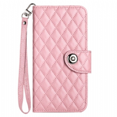 Læder Cover Oneplus Nord 4 Quiltet 7 Kortlommer