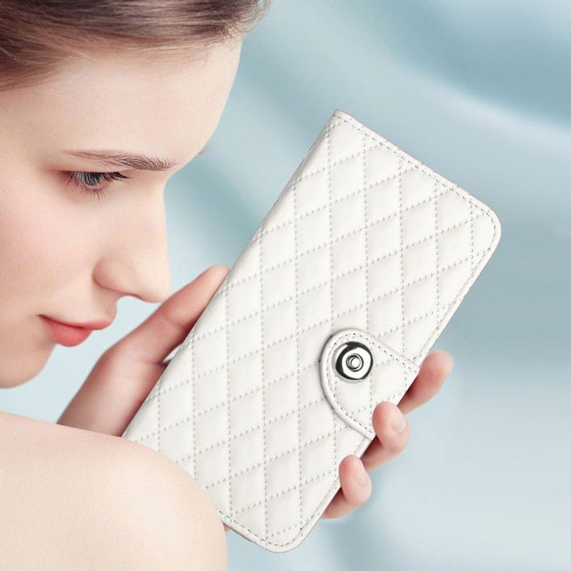 Læder Cover Oneplus Nord 4 Quiltet 7 Kortlommer