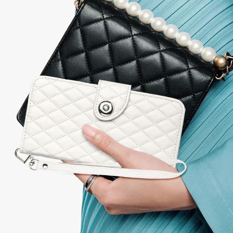 Læder Cover Oneplus Nord 4 Quiltet 7 Kortlommer