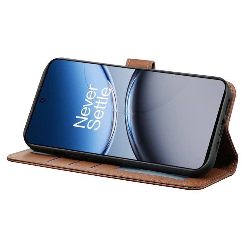 Læder Cover Oneplus Nord 4 Telefon Etui Kubisk Mønster