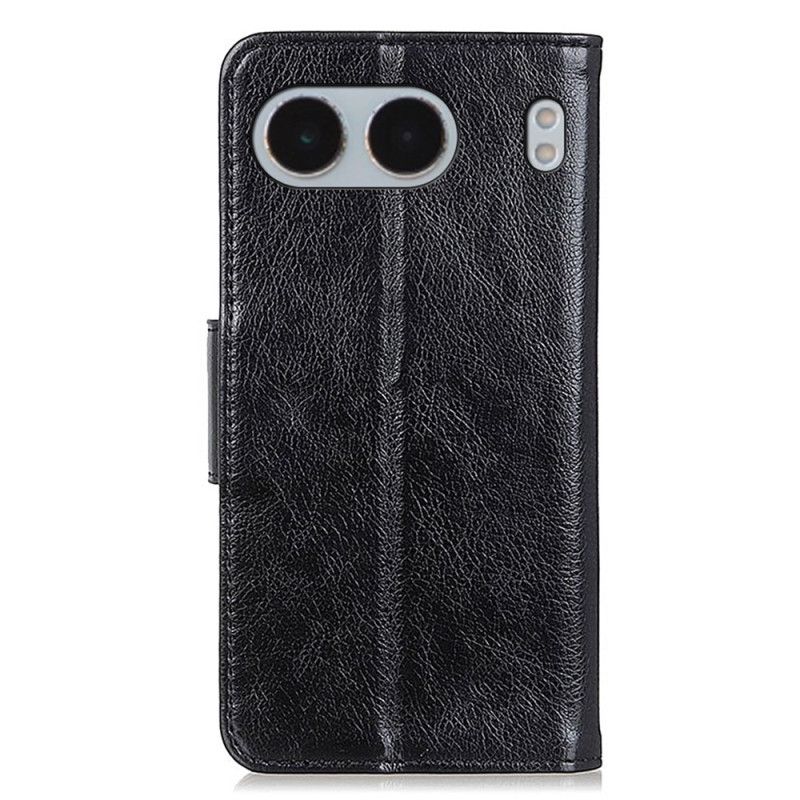 Læder Cover Oneplus Nord 4 Telefon Etui Nappatekstur