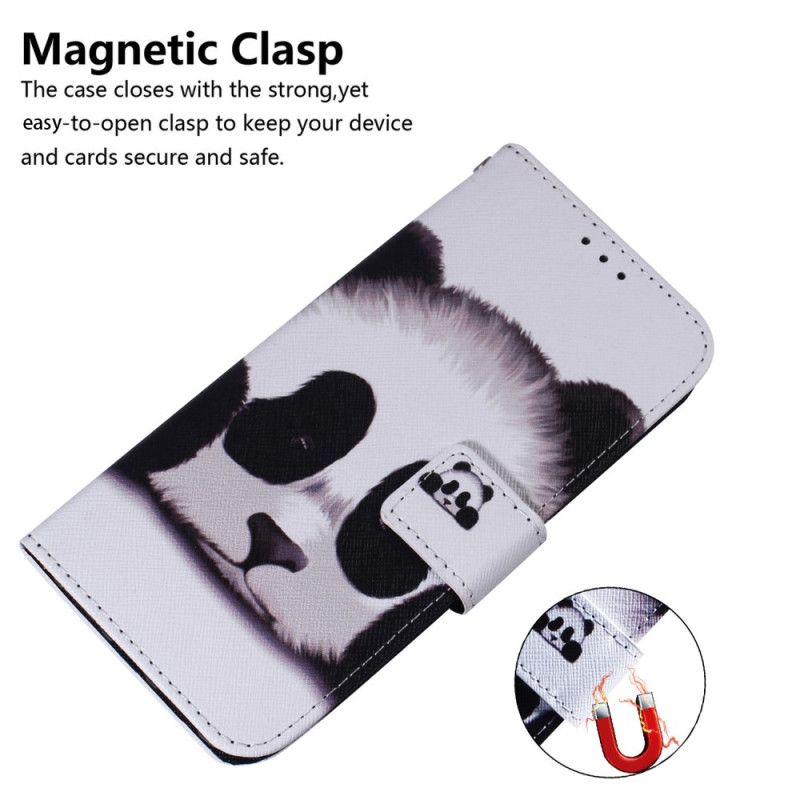 Læder Cover Oneplus Nord 4 Telefon Etui Panda