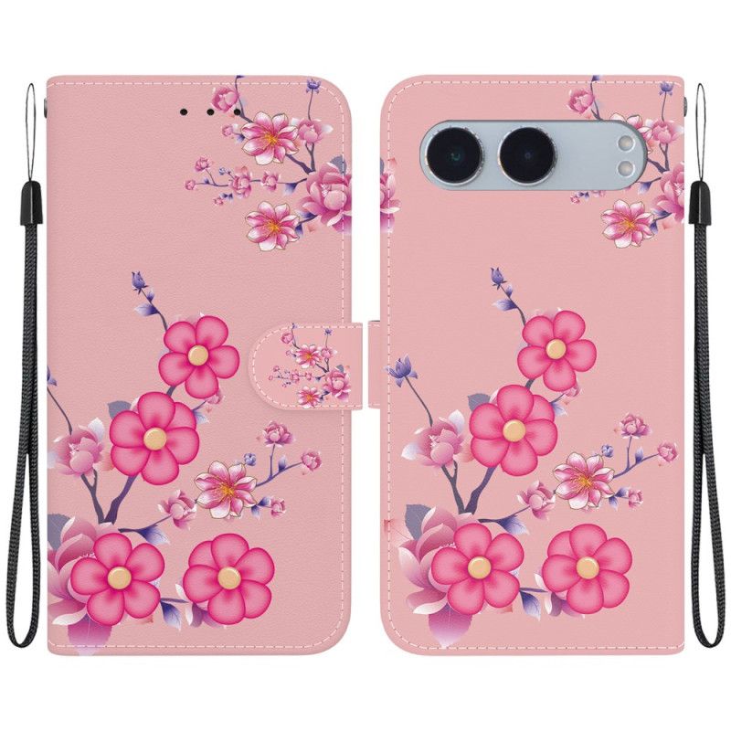 Læder Cover Oneplus Nord 4 Telefon Etui Sakura