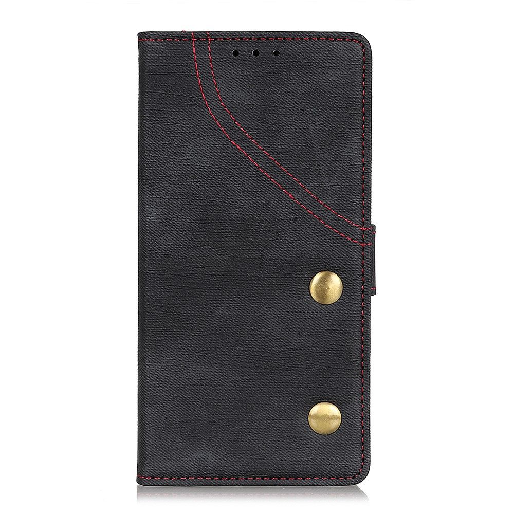 Etui Sony Xperia 10 Plus Stofbetræk Med Sømme