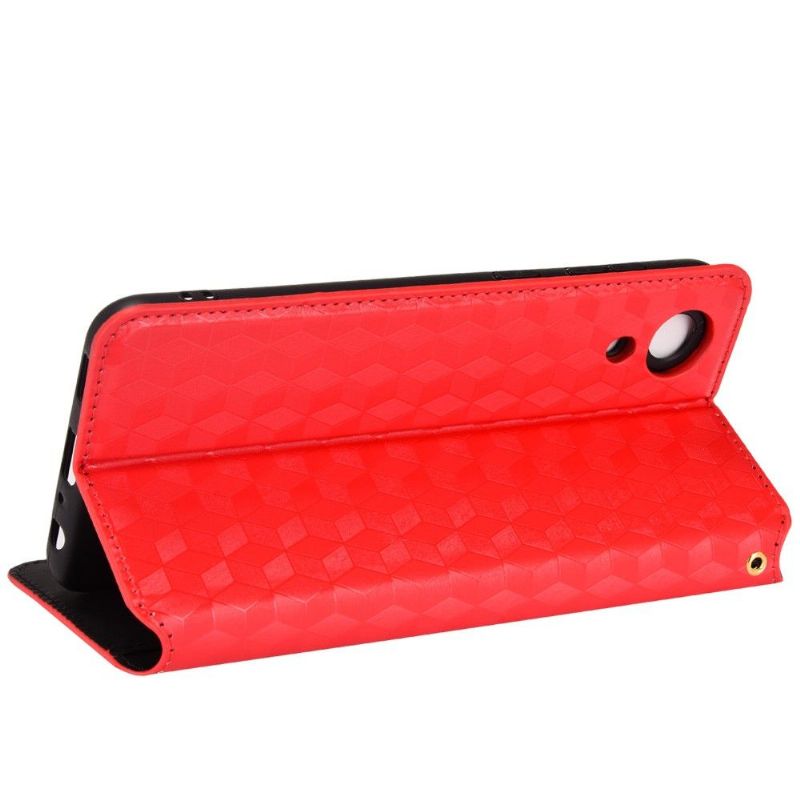 Flip Cover Samsung Galaxy A03 Core Læder Cover Designgeometri