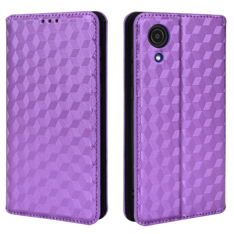 Flip Cover Samsung Galaxy A03 Core Læder Cover Designgeometri