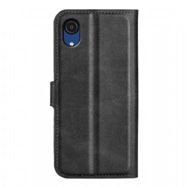 Læder Cover Samsung Galaxy A03 Core Original Punge Læderstil