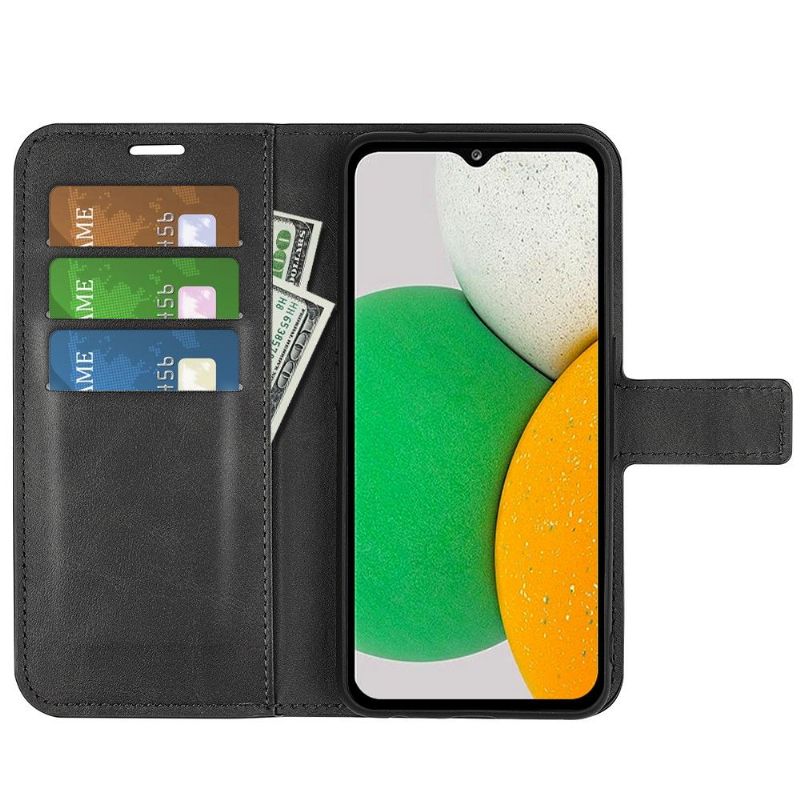 Læder Cover Samsung Galaxy A03 Core Original Punge Læderstil