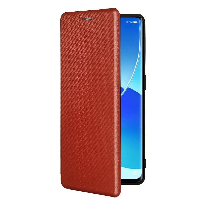 Flip Cover Oppo Reno 6 5G Carbon Fiber Læder