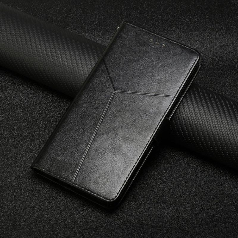 Flip Cover Oppo Reno 6 5G Y Lines Lædereffekt