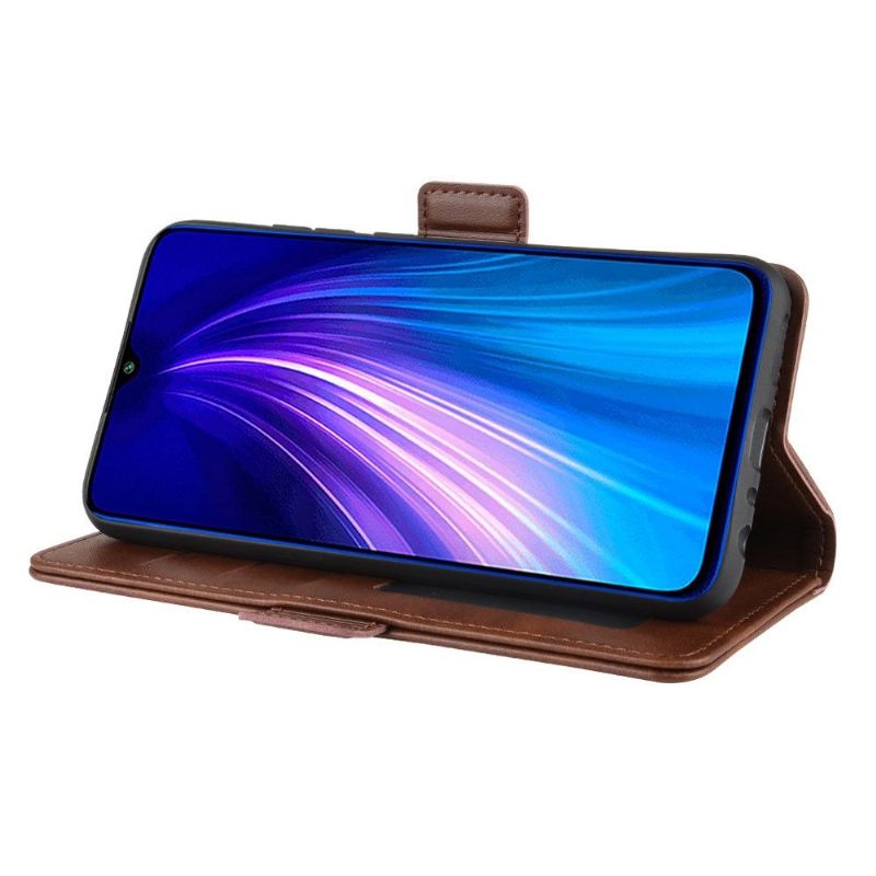 Etui Xiaomi Redmi Note 8T Punge Etui Pung Mat Læder Effektbelægning