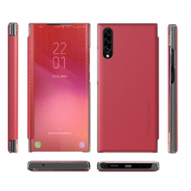 Mobilcover Samsung Galaxy A50 Flip Cover Kulfiber