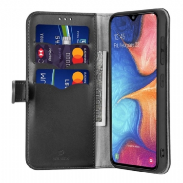 Flip Cover Samsung Galaxy A20e Kado Lædereffektserie