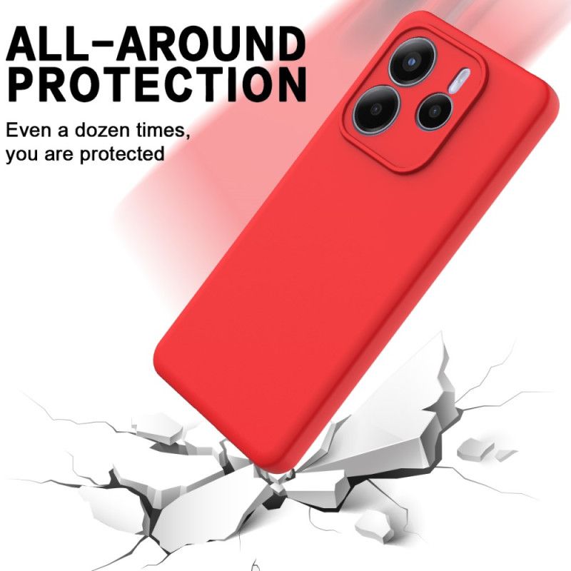Cover Til Xiaomi Redmi Note 14 5g Flydende Silikone Med Snor