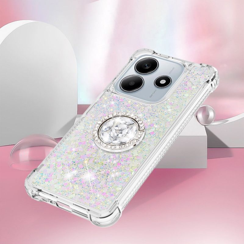 Cover Til Xiaomi Redmi Note 14 5g Glitterringholder