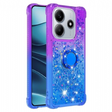 Cover Til Xiaomi Redmi Note 14 5g Gradient Glitter Med Holder