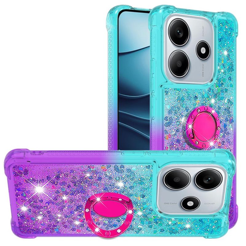 Cover Til Xiaomi Redmi Note 14 5g Gradient Glitter Med Holder