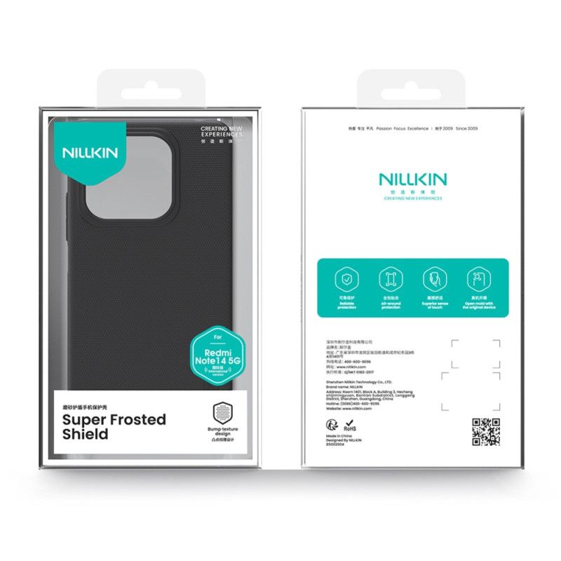 Cover Til Xiaomi Redmi Note 14 5g Matteret Skjold Nillkin