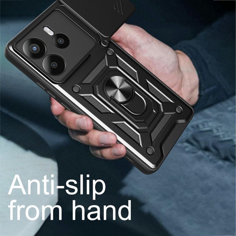 Cover Til Xiaomi Redmi Note 14 5g Skydeligt Kameradæksel Og Stativ