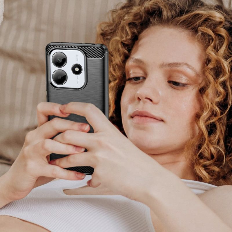 Cover Xiaomi Redmi Note 14 5g Børstet Kulfiber