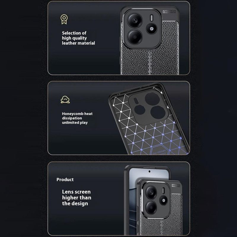 Cover Xiaomi Redmi Note 14 5g Litchi-tekstur