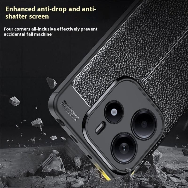 Cover Xiaomi Redmi Note 14 5g Litchi-tekstur