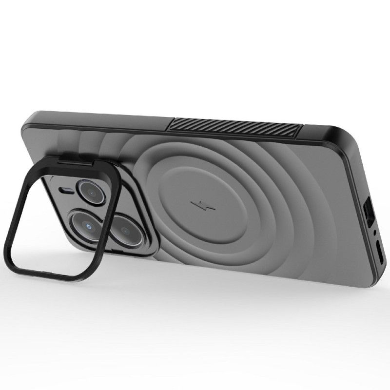 Cover Xiaomi Redmi Note 14 5g Magsafe Kompatibel Med Bølget Design