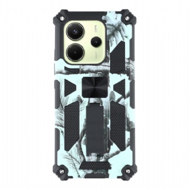 Cover Xiaomi Redmi Note 14 5g Robust Med Integreret Stativ Camouflage
