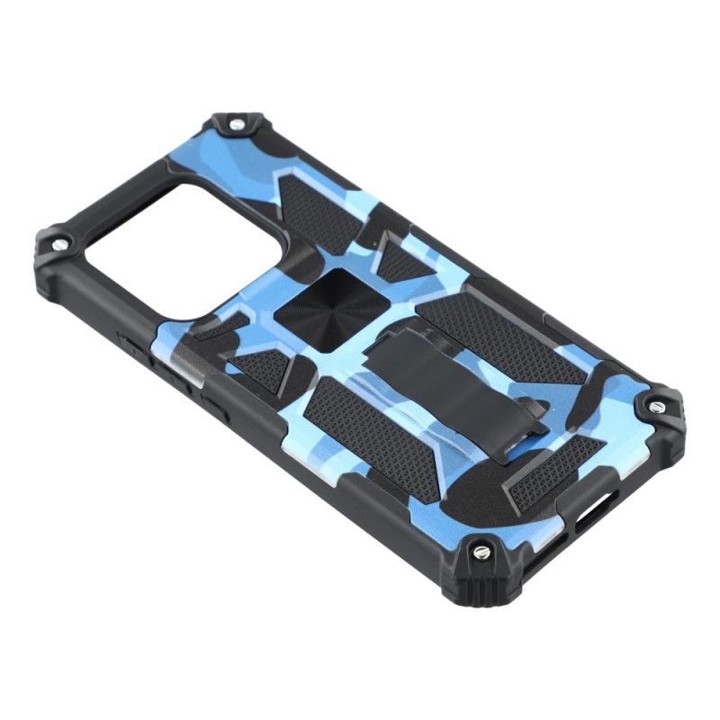 Cover Xiaomi Redmi Note 14 5g Robust Med Integreret Stativ Camouflage