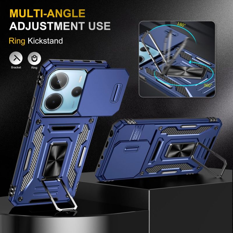 Cover Xiaomi Redmi Note 14 5g Ultra Holdbar Med Stativ Og Linsebeskytter