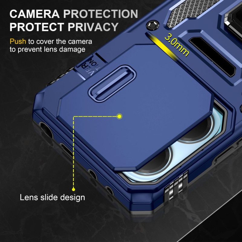 Cover Xiaomi Redmi Note 14 5g Ultra Holdbar Med Stativ Og Linsebeskytter