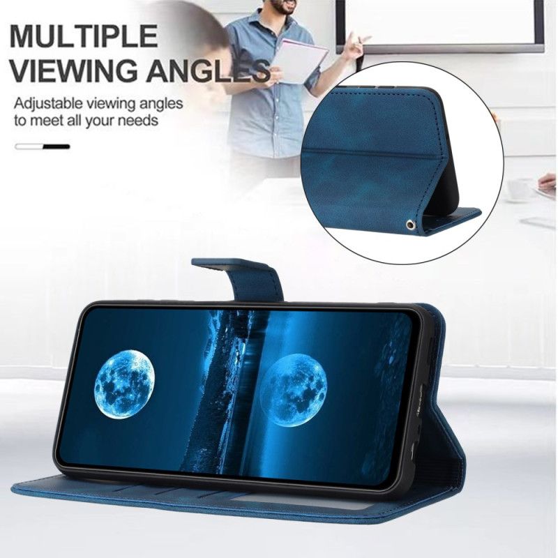 Flip Cover Til Xiaomi Redmi Note 14 5g Stil Ruskind Med Rem