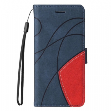 Flip Cover Til Xiaomi Redmi Note 14 5g Tofarvet Grafik